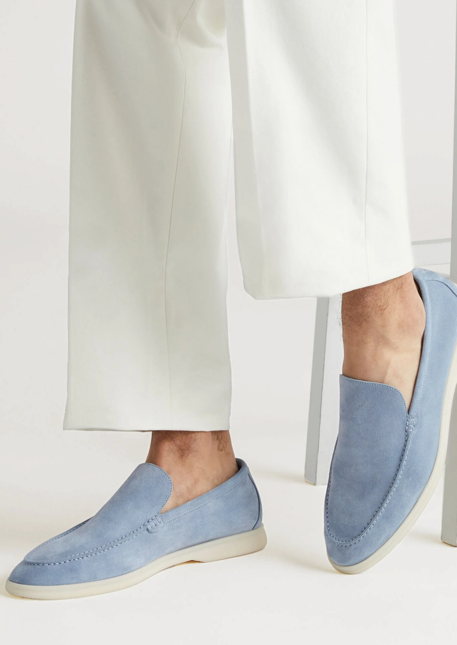 Savile™ | Baby Blue Loafers