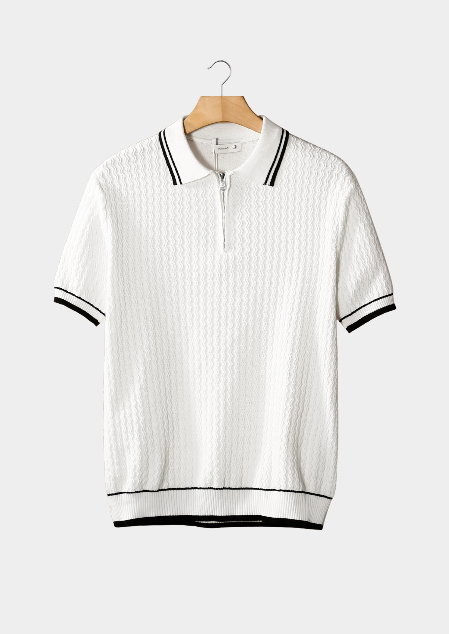 Savile™ | White Zip Polo