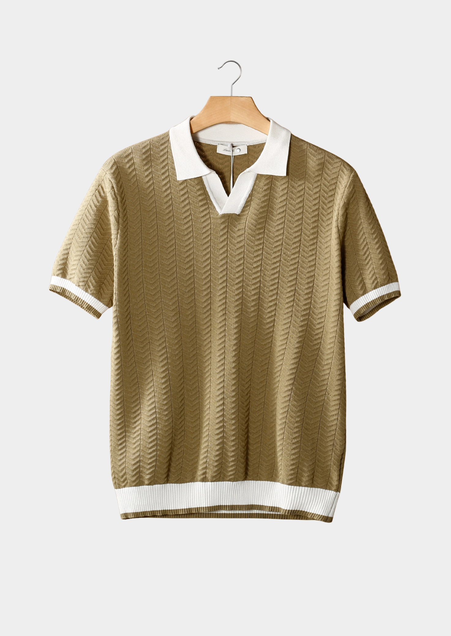 Savile™ | Almond Contrast Polo