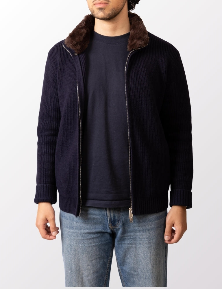 Savile™ |Fur Blouson Navy