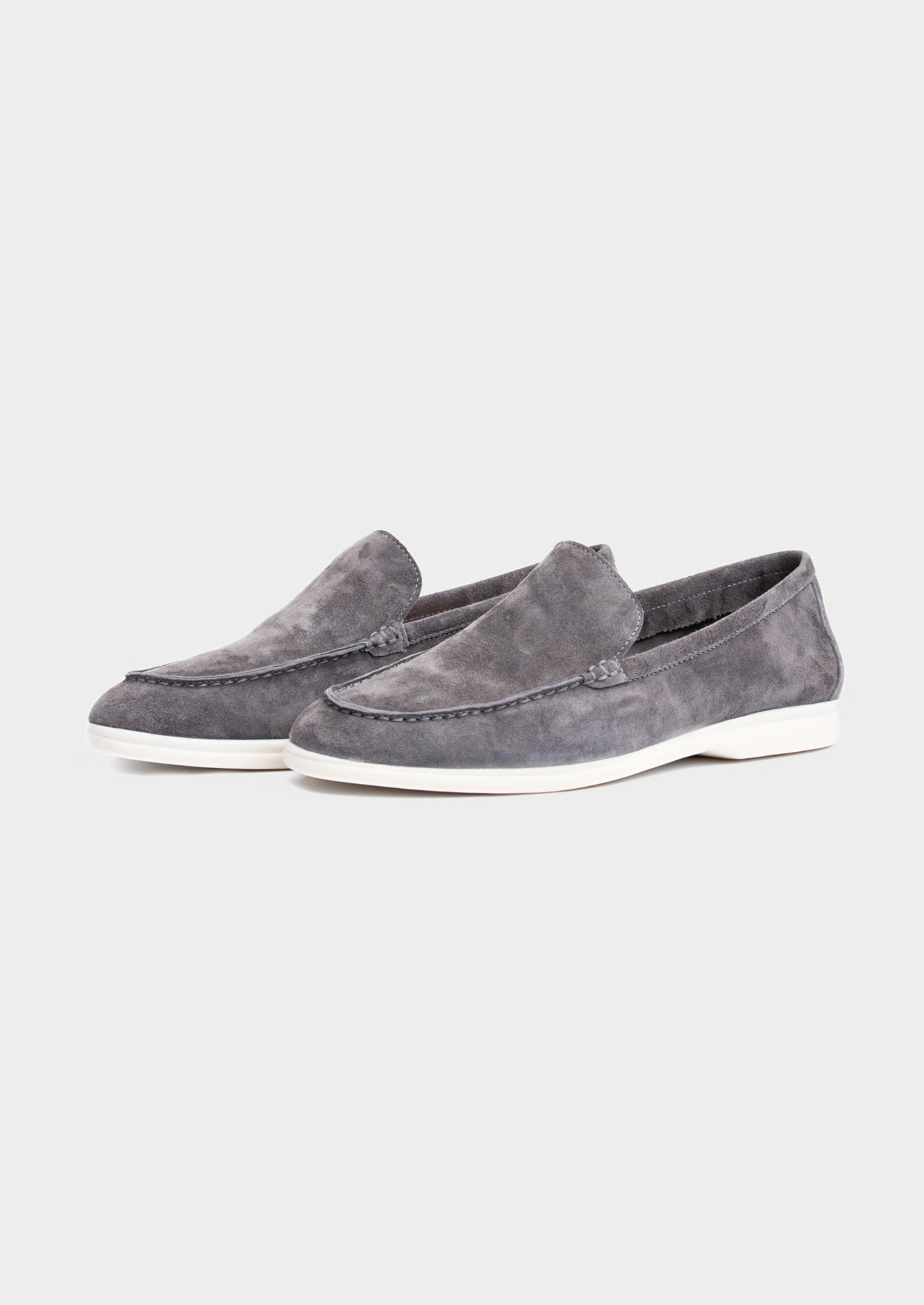 Savile™ | Fog Gray Loafers