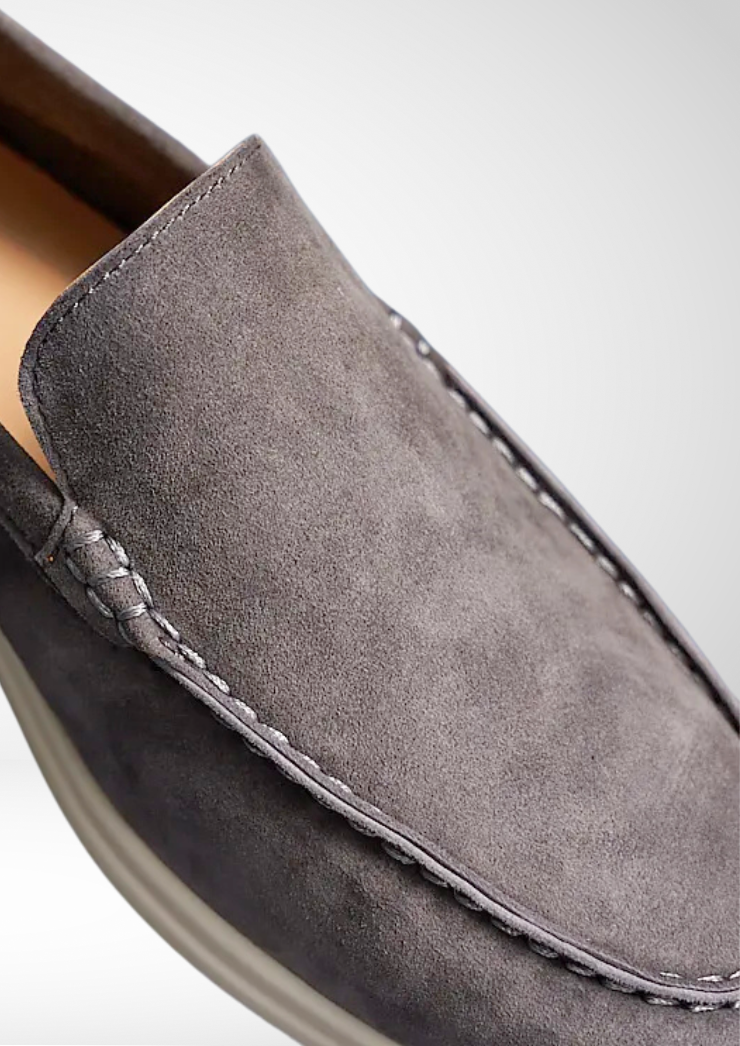 Savile™ | Fog Gray Loafers