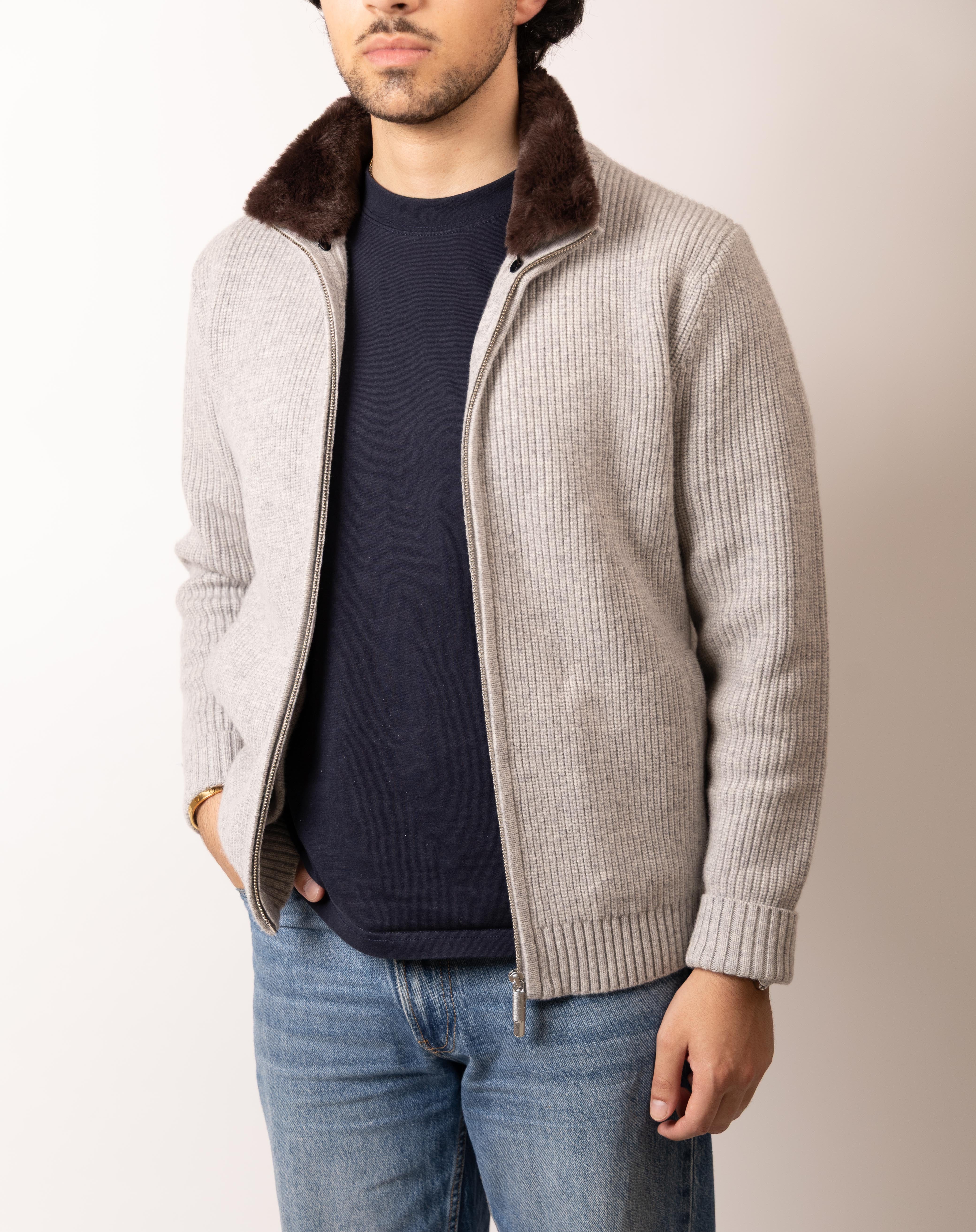 Savile™ |Fur Blouson Grey