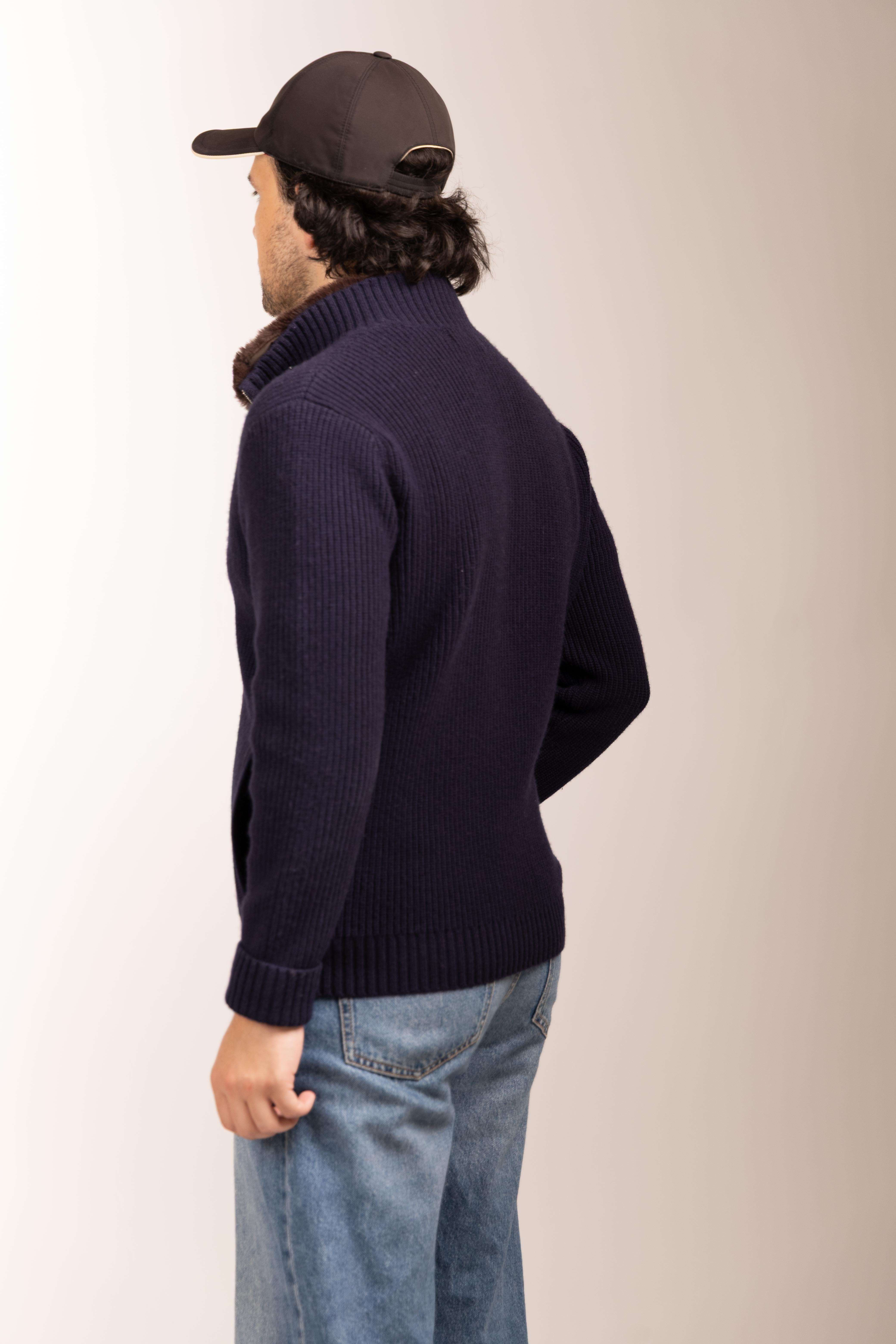 Savile™ |Fur Blouson Navy
