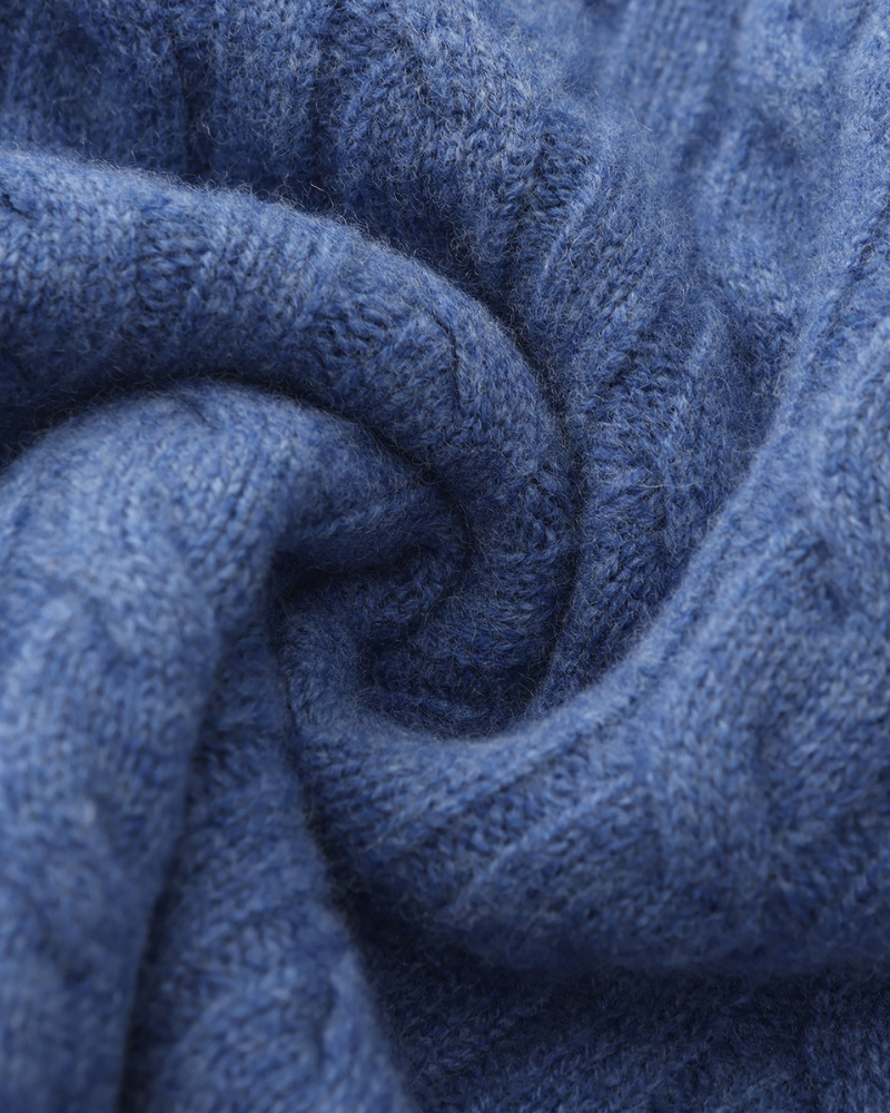 Savile™ | 100% Cashmere Zip Beige