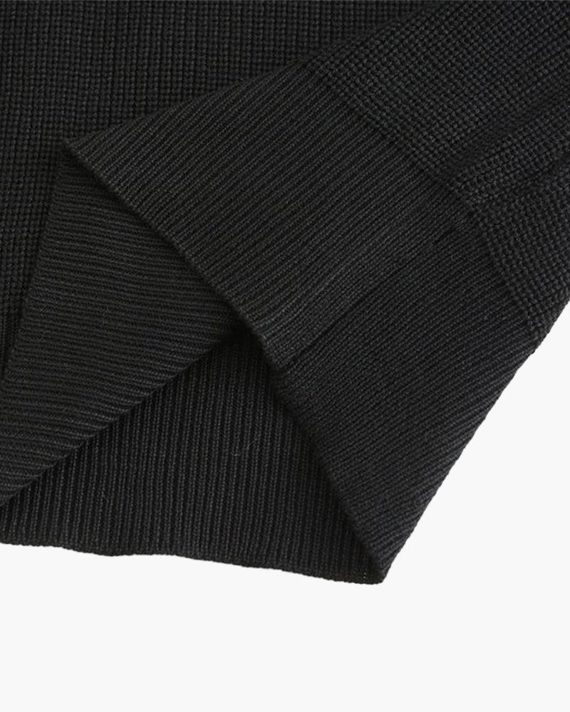 Savile™ | Half Zip Black