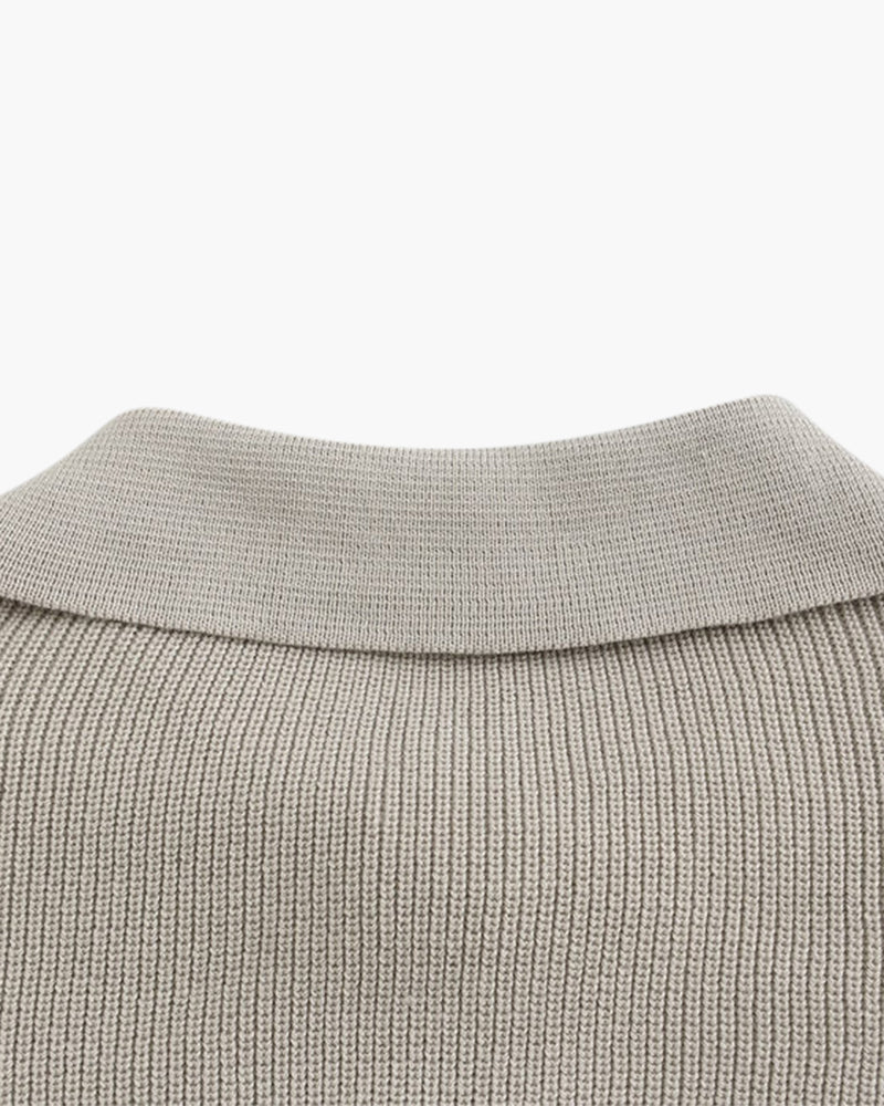 Savile™ | Half Zip Black