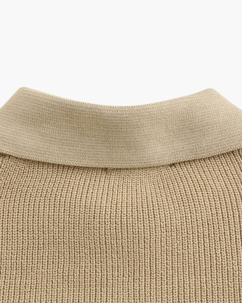 Savile™ | Half Zip Black