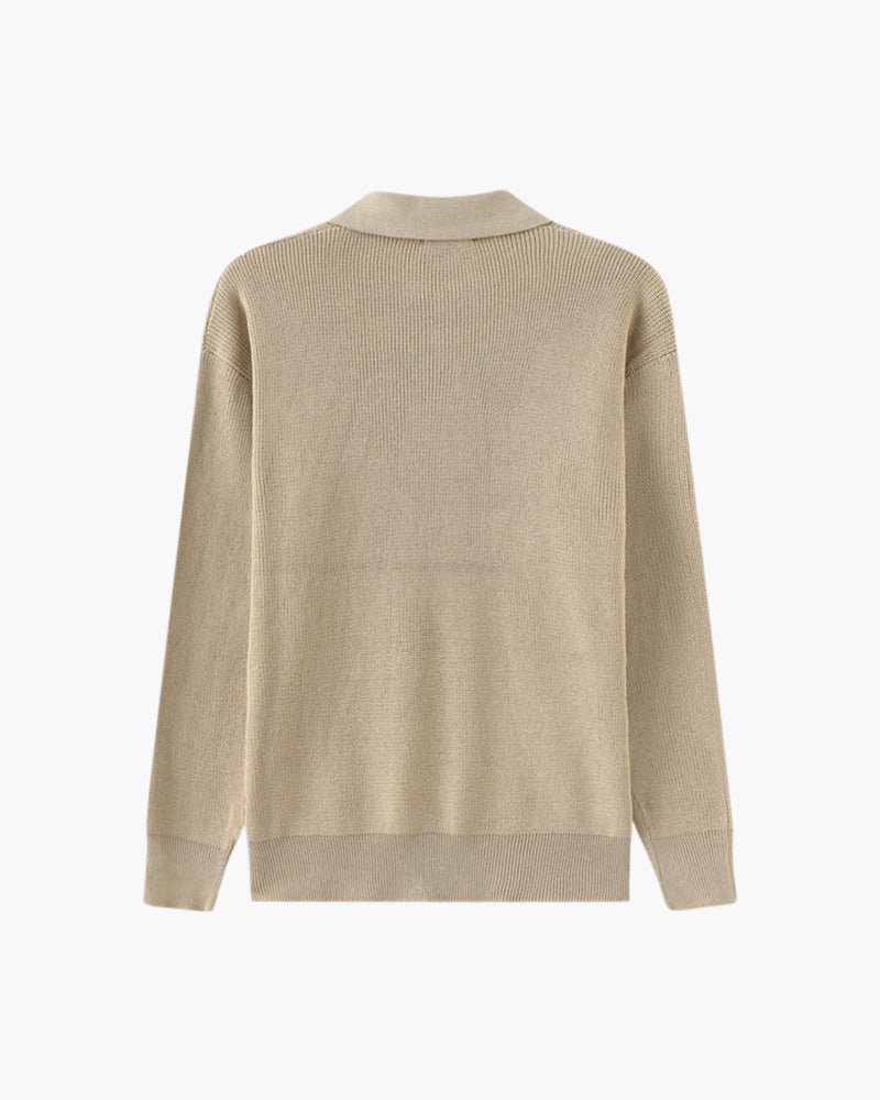 Savile™ | Half Zip Black