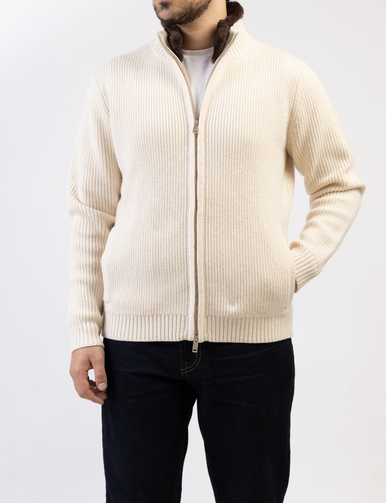 Savile™ |Fur Blouson Beige