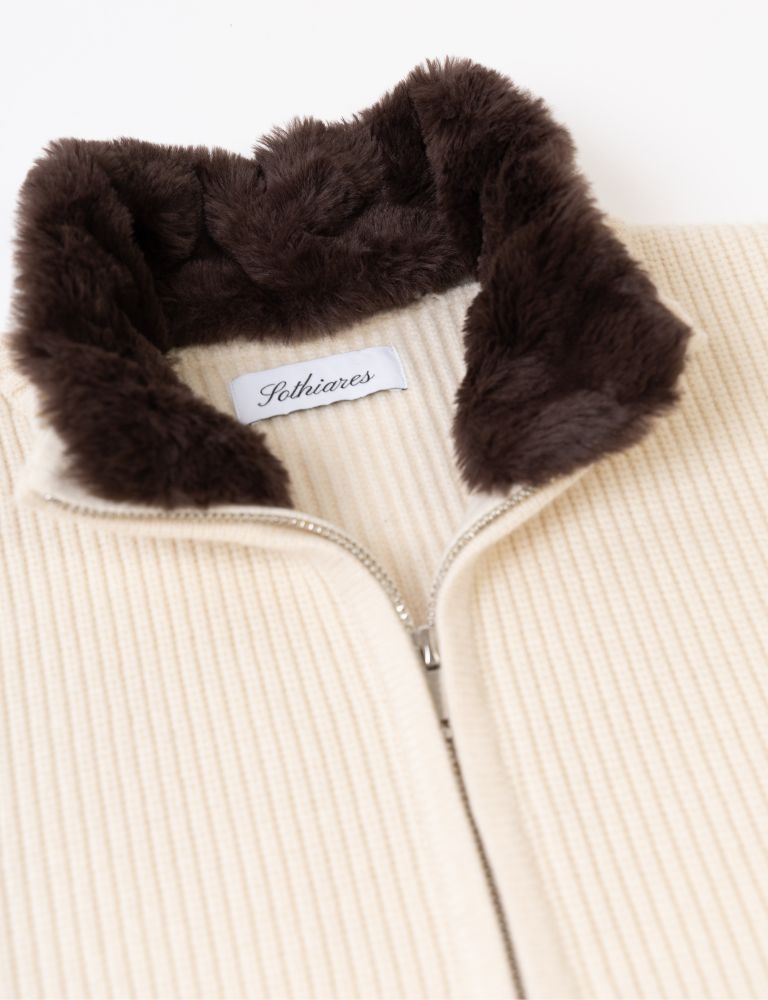 Savile™ |Fur Blouson Beige