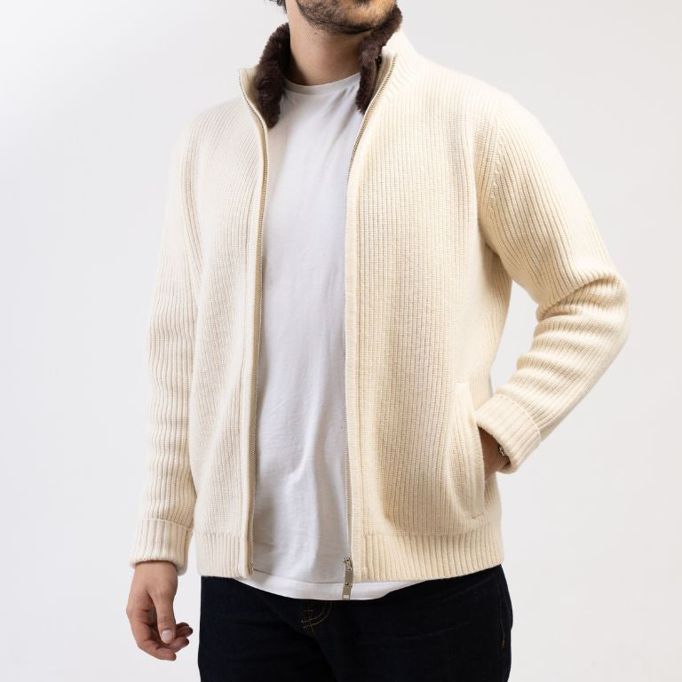 Savile™ |Fur Blouson Beige