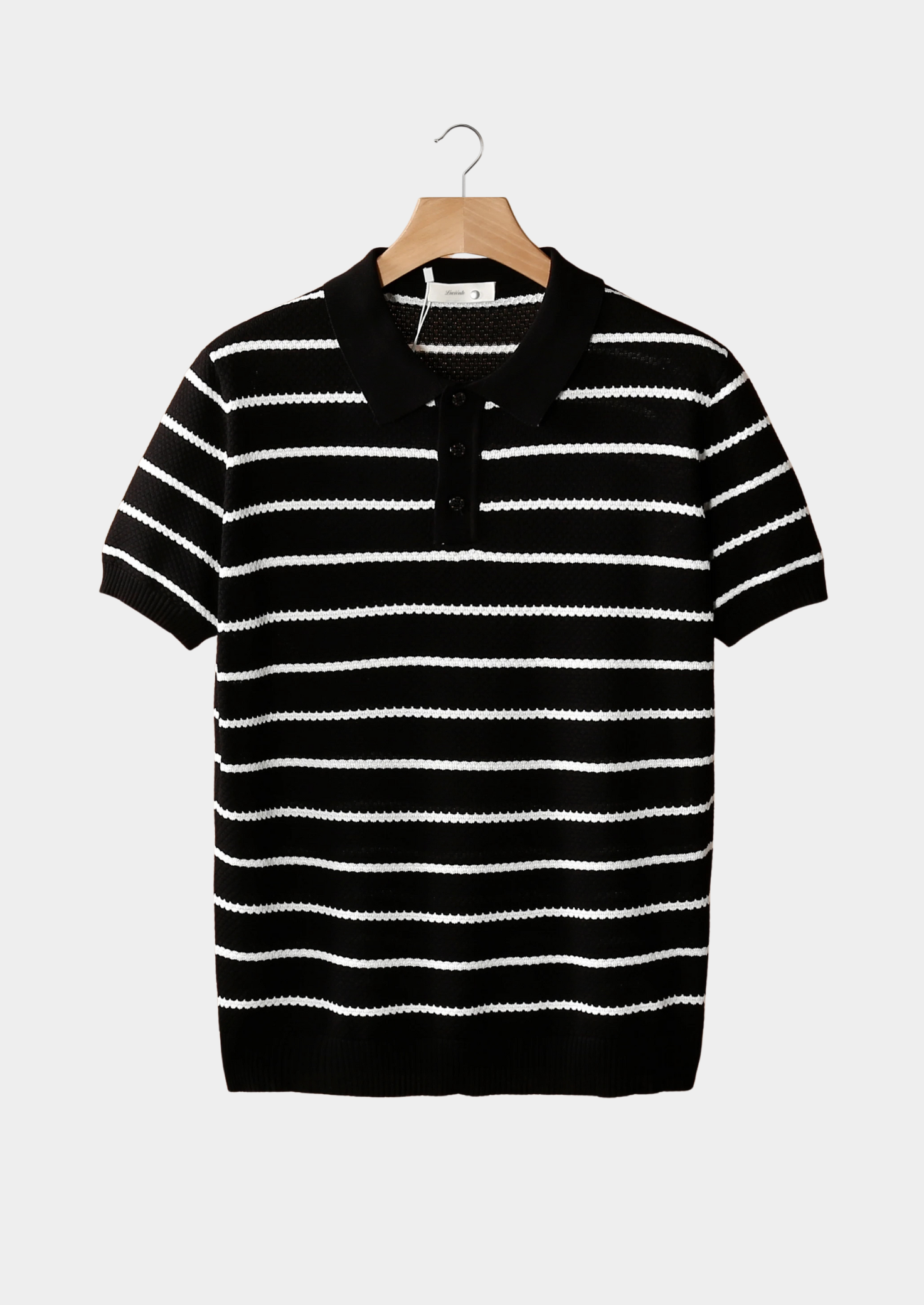 Savile™ | Black Striped Polo