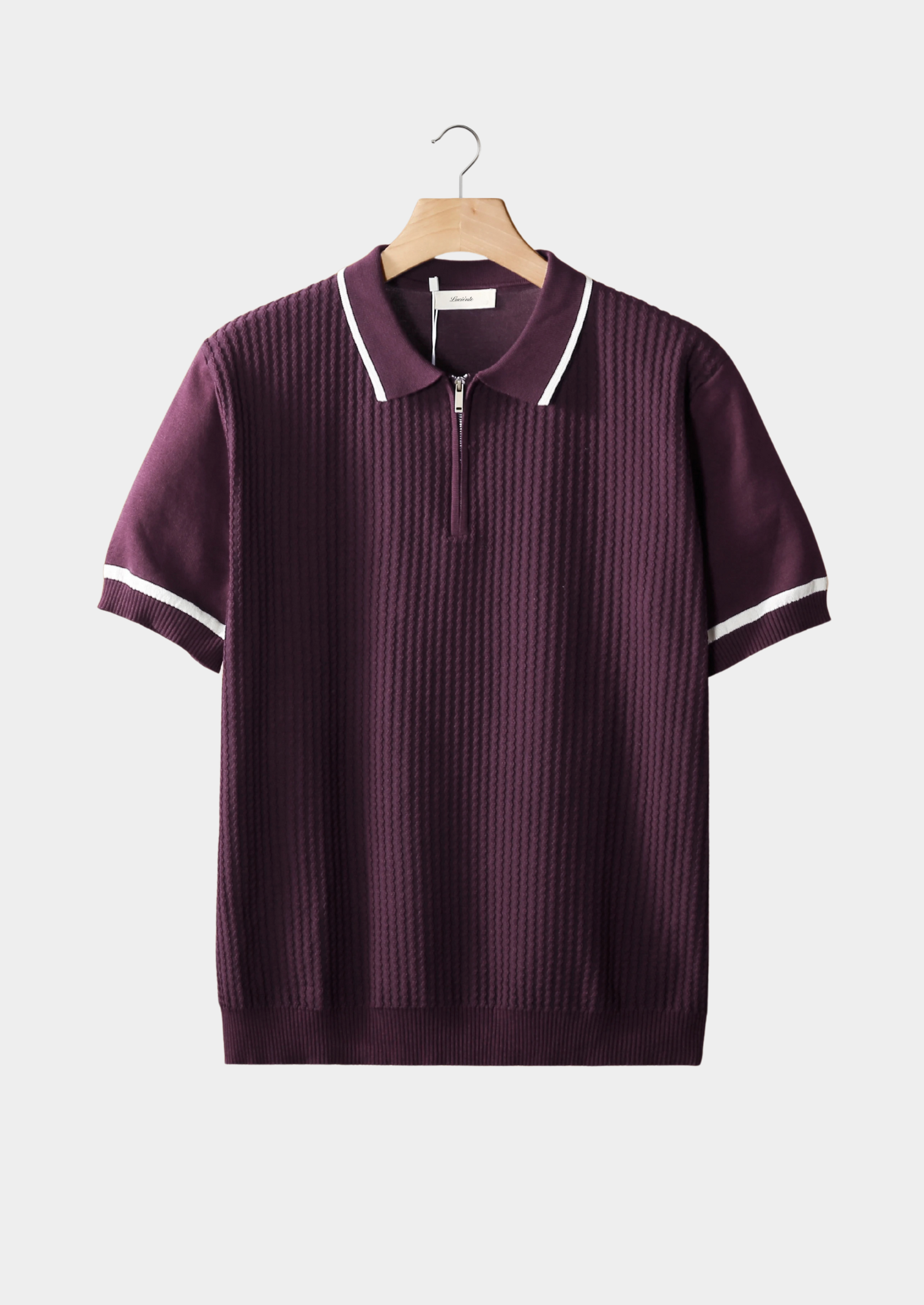 Savile™ | Purple Zip Polo