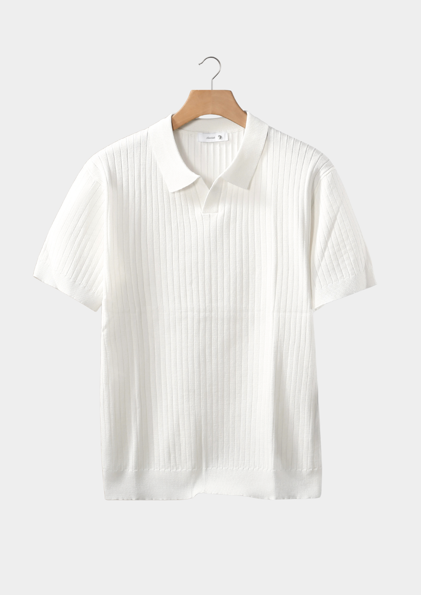 Savile™ | White Buttonless Polo