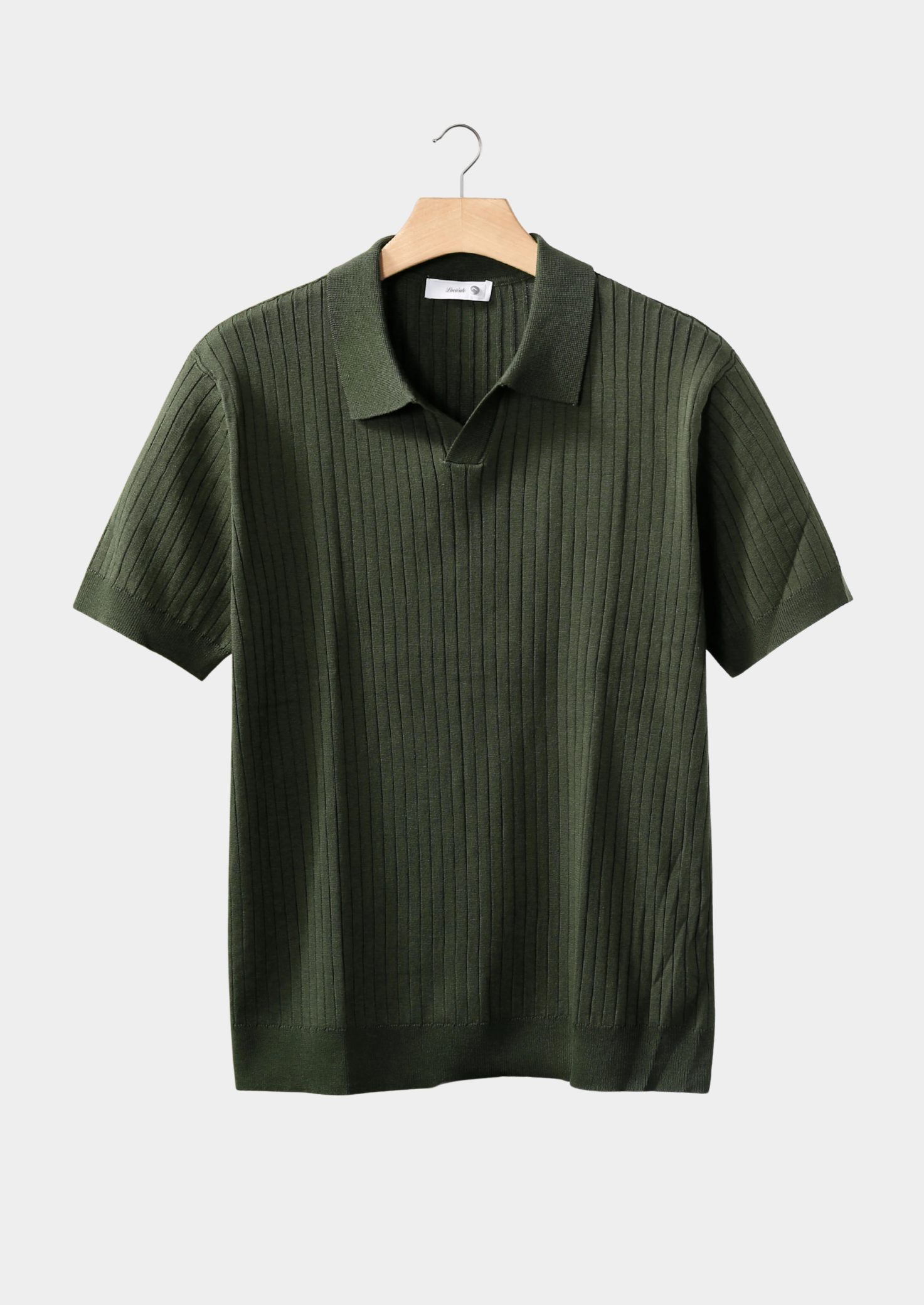 Savile™ | Olive Buttonless Polo