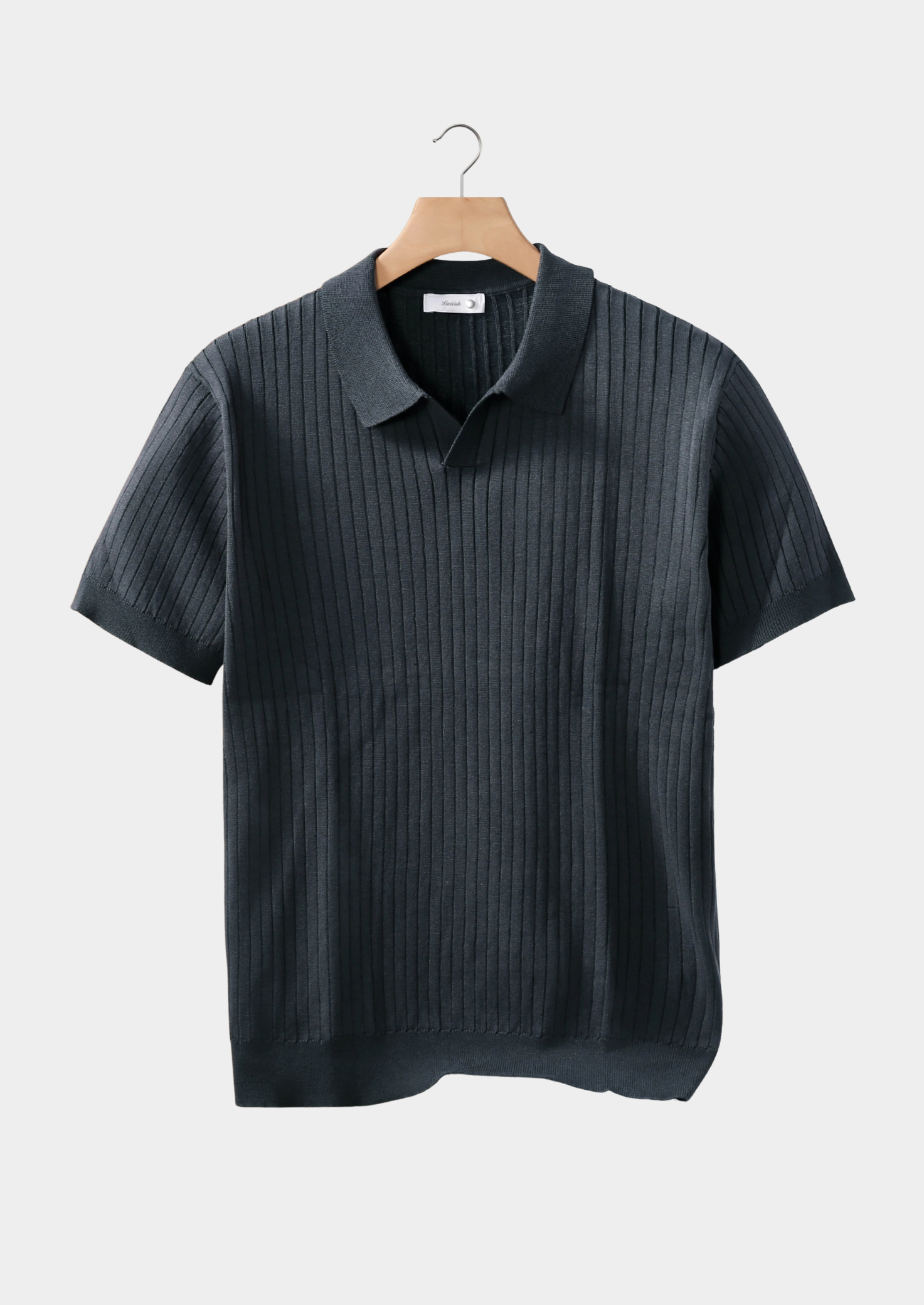 Savile™ | Grey Buttonless Polo