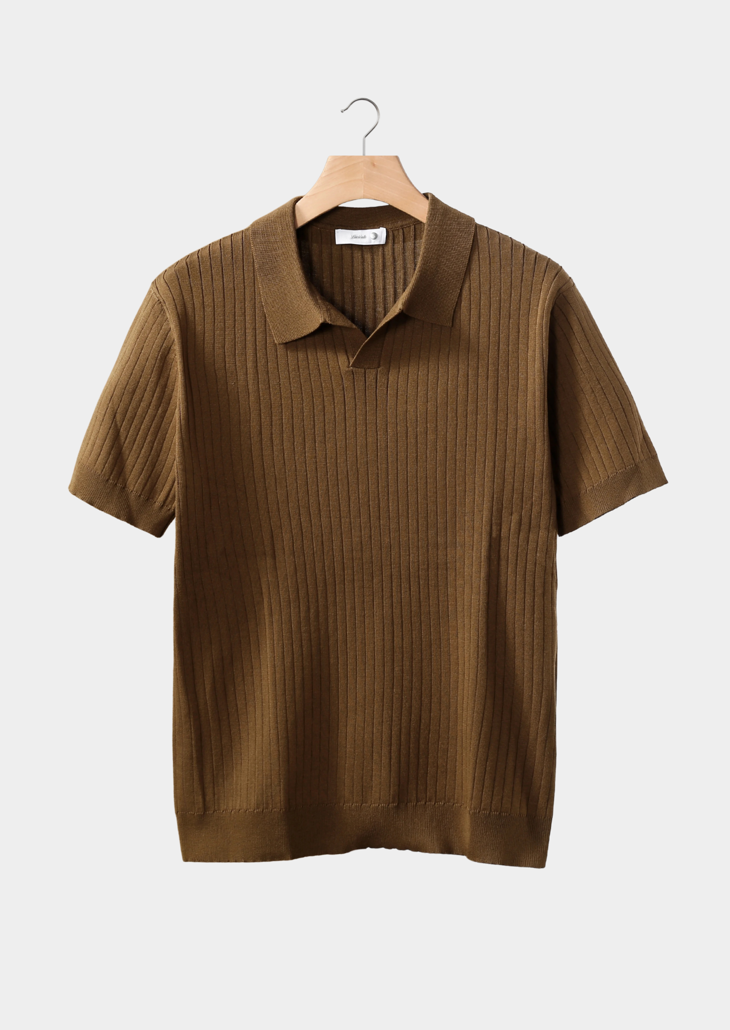 Savile™ | Caramel Buttonless Polo