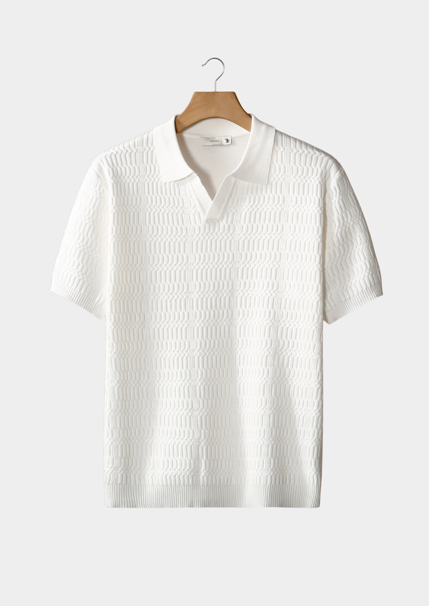 Savile™ | White Buttonless Polo