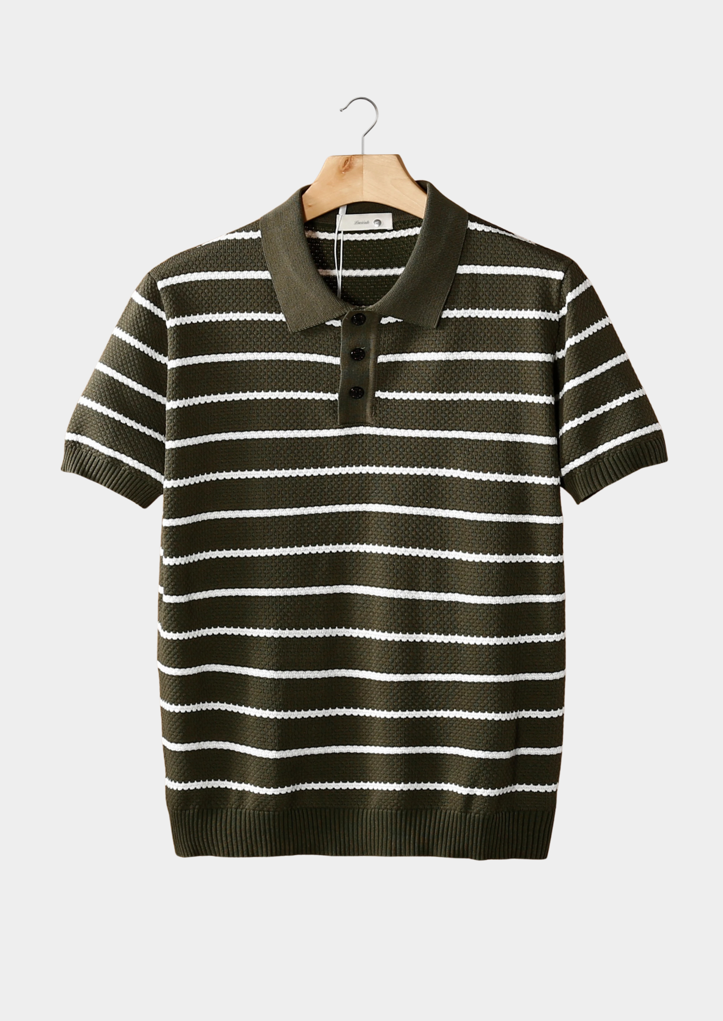 Savile™ | Olive Striped Polo