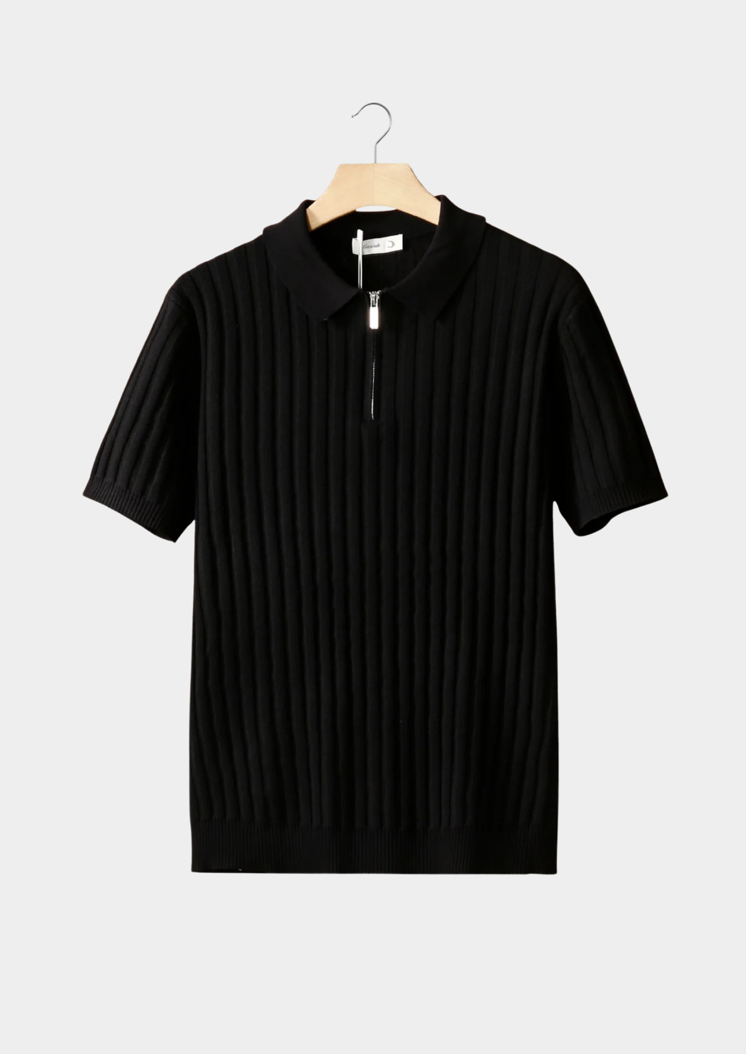 Savile™ | Black Zip Polo