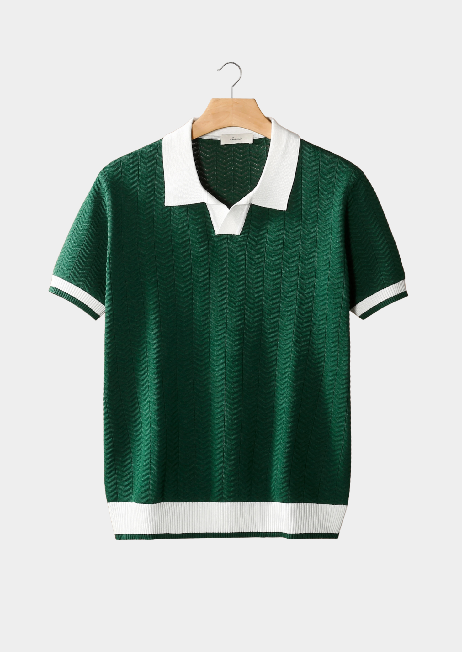 Savile™ | Green Textured Polo