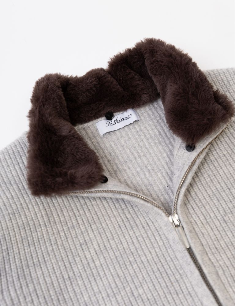 Savile™ |Fur Blouson Grey