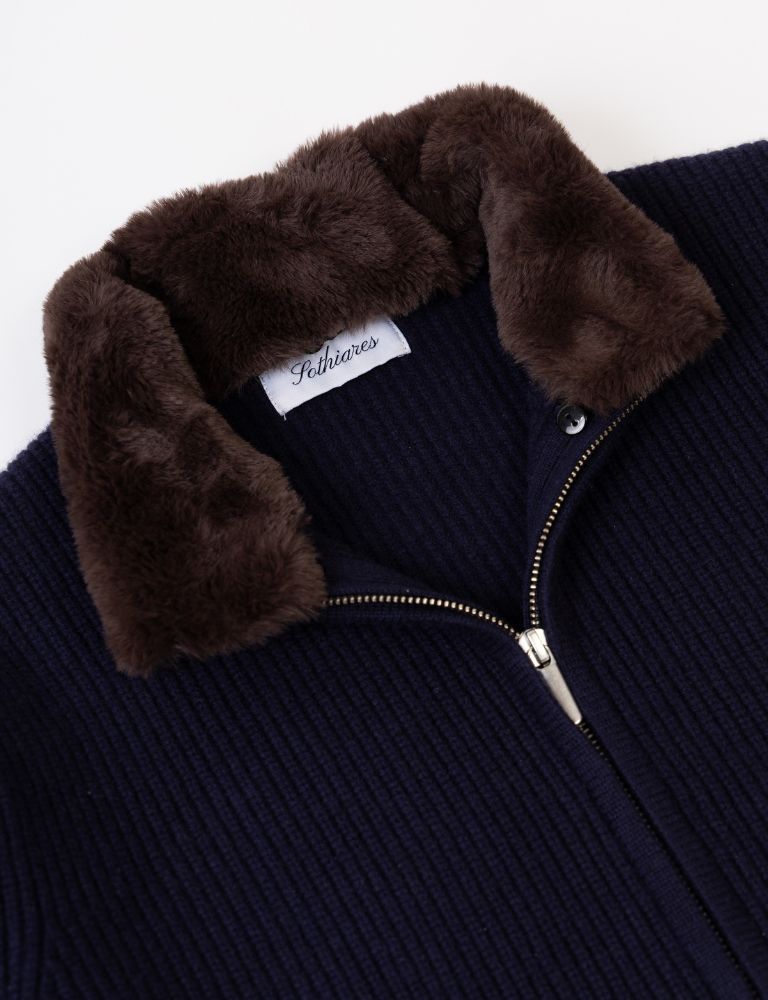 Savile™ |Fur Blouson Navy